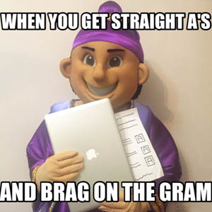 Bhangra Mascots Meme - Straight A's