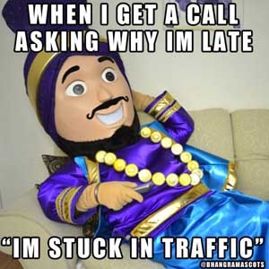 Bhangra Mascots Meme - Always Late